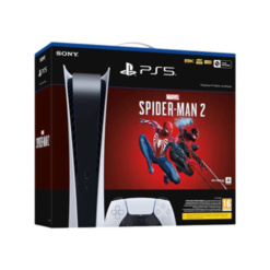 sony playstation 5 (digital version) marvel's spider man 2 bundle